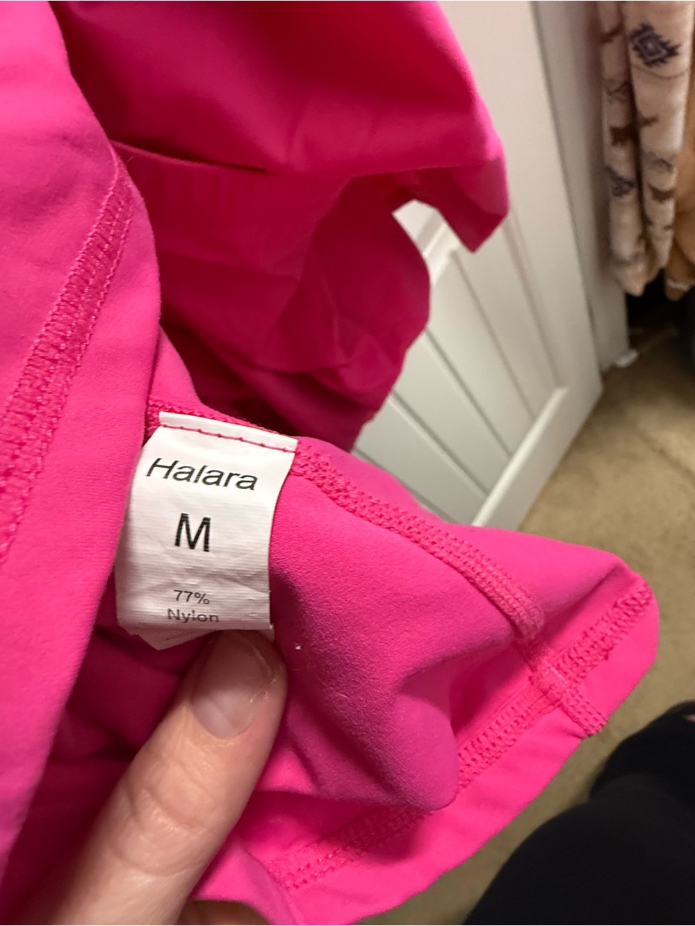 HALARA Bright Hot Pink Strappy Midi Slip Dress - Picture 6 of 6